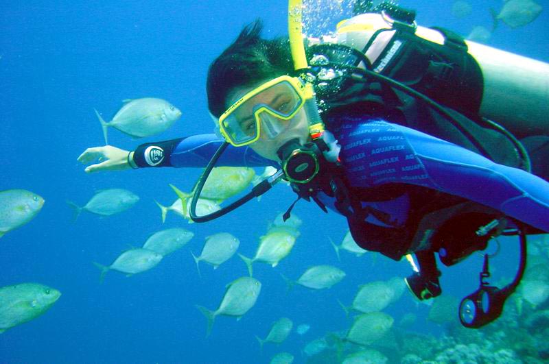 Tubo para buceo