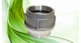 Racor giratorio macho-hembra rosca gas junta NBR