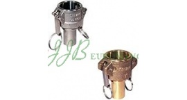 Camlock Tipo C con Caña DIN-2817 Lisa